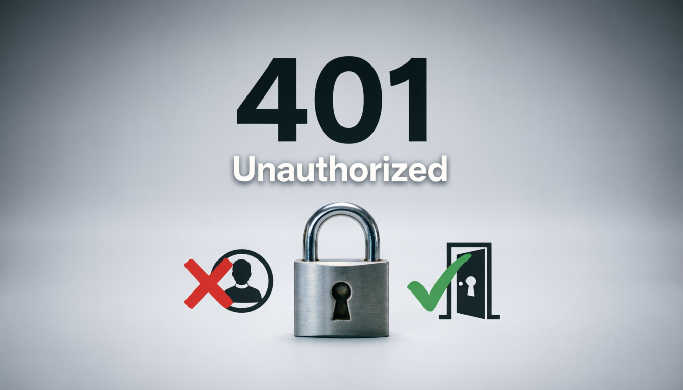 Apa Itu Error 401? Berikut Panduan Lengkapnya