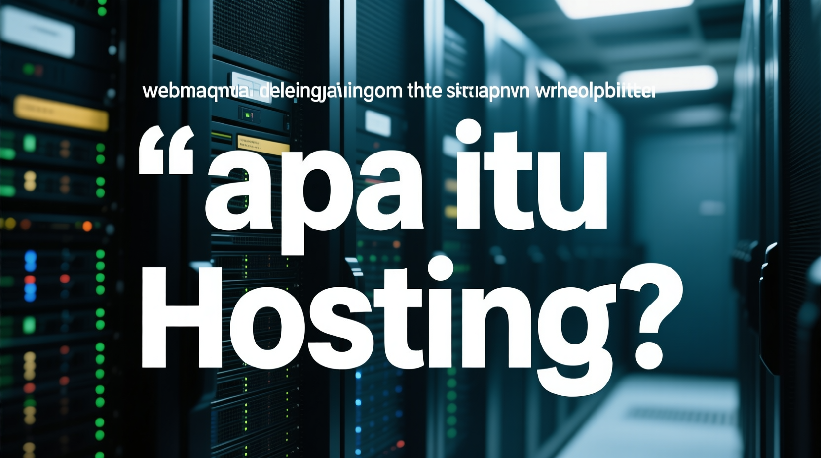 Apa Itu Hosting? Berikut Penjelasan Lengkapnya