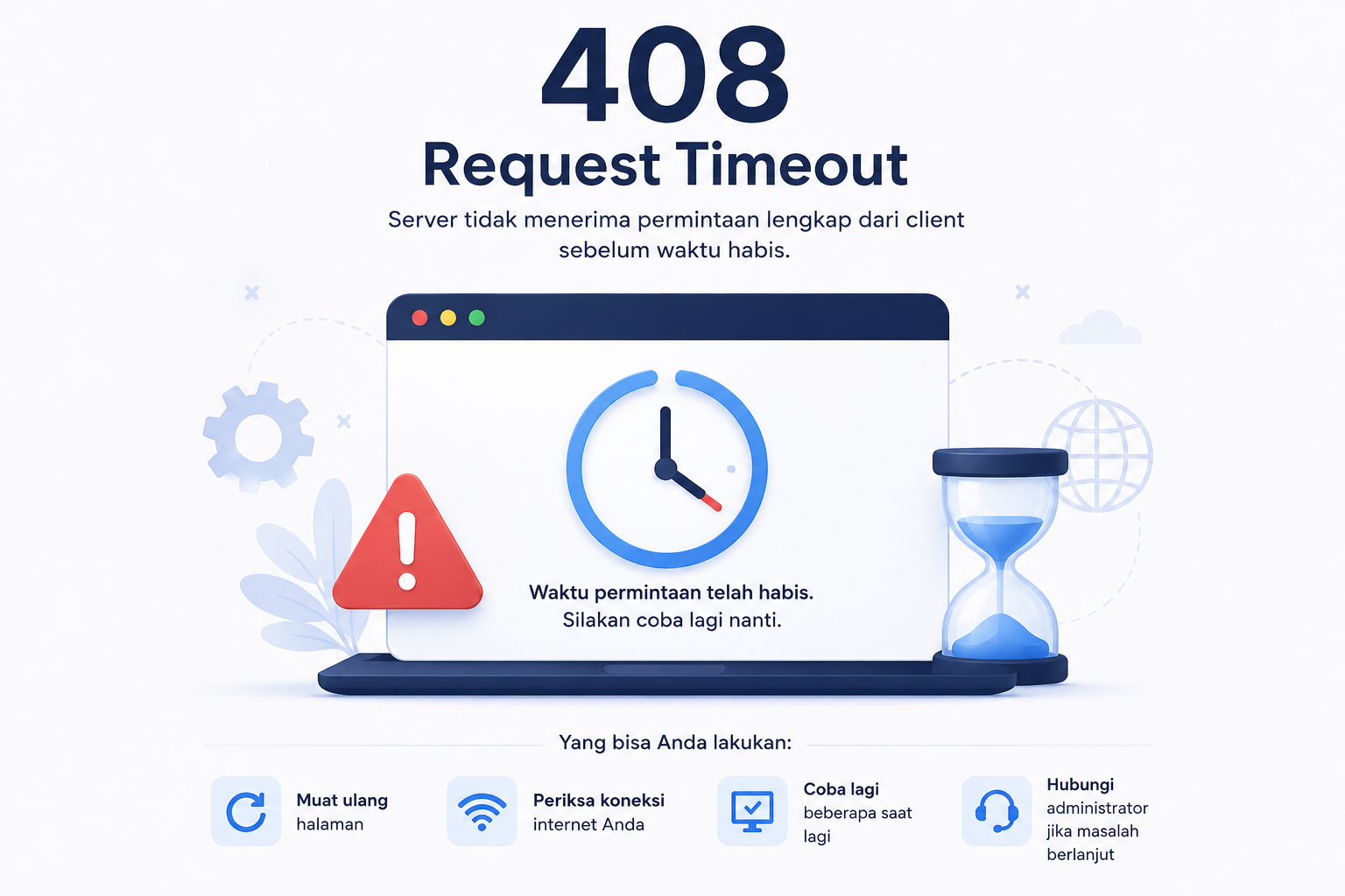 Error 408 Request Timeout: Penyebab, Dampak, dan Cara Mengatasinya